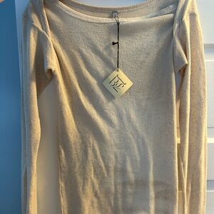 NWT Baserange Cream Crew Neck Lightweight top
